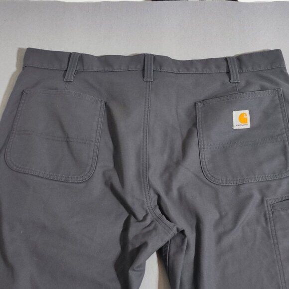 Carhartt work pants men's sz 40X34 grey colour relaxed fit Rugged Professional - Picture 4 of 15